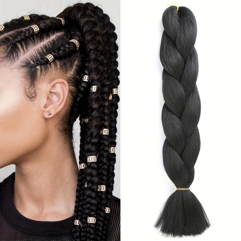 3pcs 60 96 Cm Jumbo Braids Synthetic Hair Extensions for Women