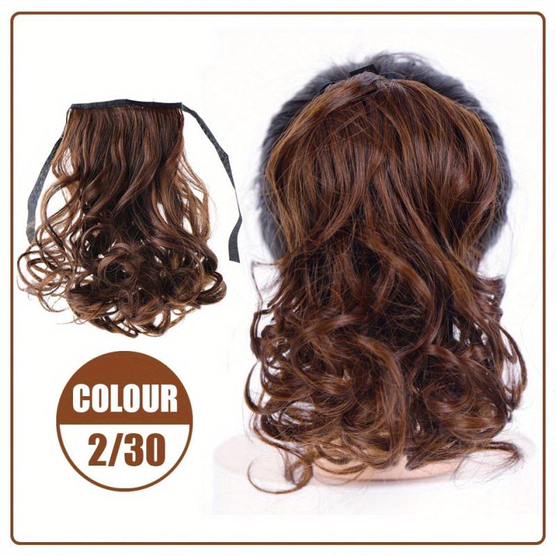 Heat Resistant Ponytail Extensions Long Wavy Hair Piece