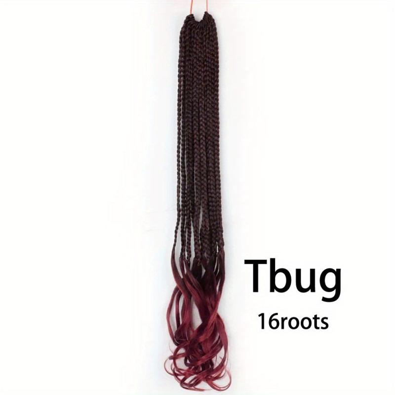 45 72 Cm Ombre Synthetic Goddess Box Braids Crochet Hair Extension