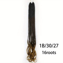 45 72 Cm Ombre Synthetic Goddess Box Braids Crochet Hair Extension
