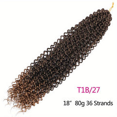 Passion Twist Crochet Hair Extensions 45-72 cm Synthetic Braiding Hair