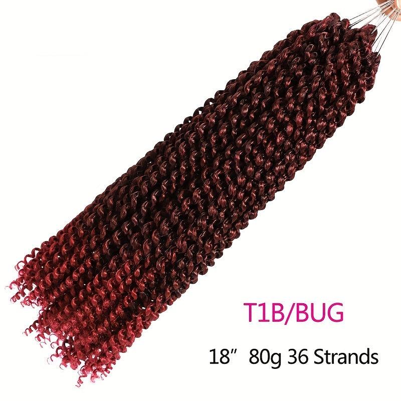 Passion Twist Crochet Hair Extensions 45-72 cm Synthetic Braiding Hair