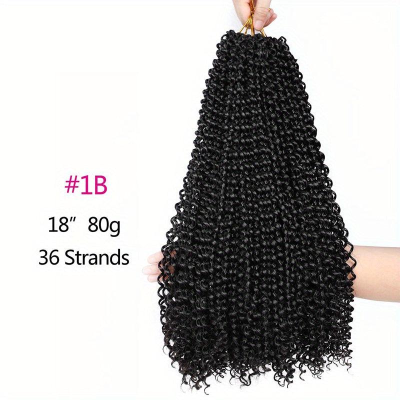 Passion Twist Crochet Hair Extensions 45-72 cm Synthetic Braiding Hair