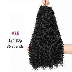 Passion Twist Crochet Hair Extensions 45-72 cm Synthetic Braiding Hair
