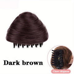Mini Claw Clip Messy Hair Bun Chignon Hairpiece Hair Accessories for Women Girls