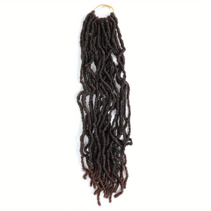 Faux Locs Crochet Hair 45-72 cm Synthetic Soft Locs Curly Wavy Goddess Locs
