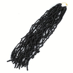 Faux Locs Crochet Hair 45-72 cm Synthetic Soft Locs Curly Wavy Goddess Locs