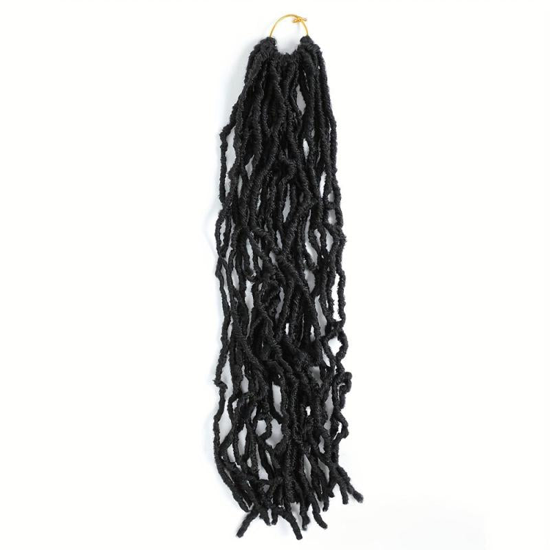 Faux Locs Crochet Hair 45-72 cm Synthetic Soft Locs Curly Wavy Goddess Locs