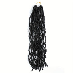Faux Locs Crochet Hair 45-72 cm Synthetic Soft Locs Curly Wavy Goddess Locs