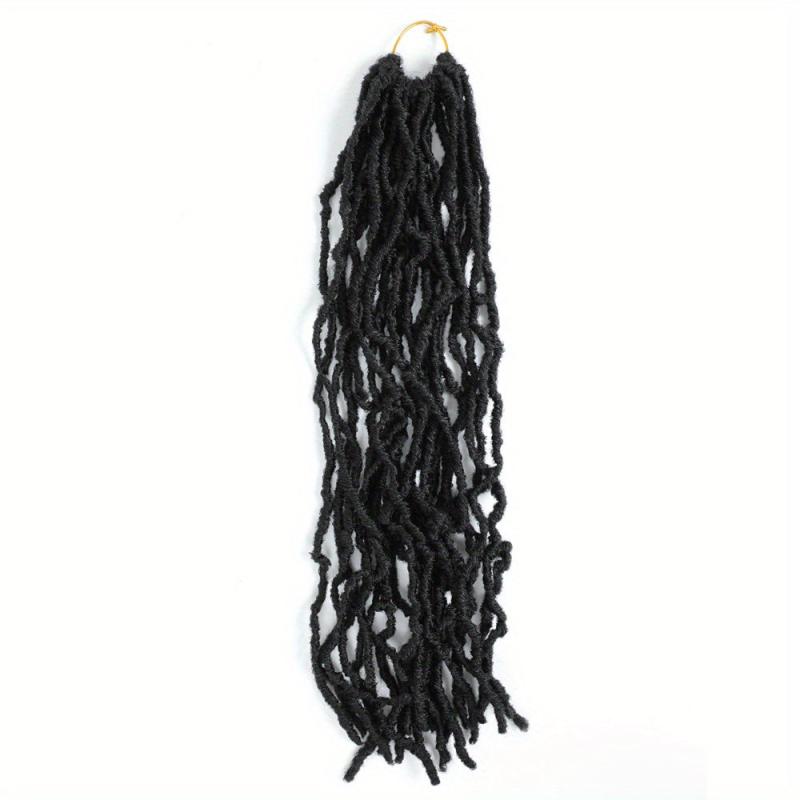 Faux Locs Crochet Hair 45-72 cm Synthetic Soft Locs Curly Wavy Goddess Locs
