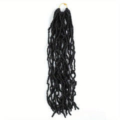 Faux Locs Crochet Hair 45-72 cm Synthetic Soft Locs Curly Wavy Goddess Locs