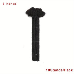 6 Inch Synthetic Loc Extensions 10 Strands Full Synthetic Dreadlock Extensions