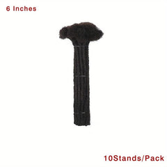 6 Inch Synthetic Loc Extensions 10 Strands Full Synthetic Dreadlock Extensions