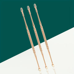 Ear Wax Removal Tool with Stainless Steel Spring Ear Picks & Tweezers