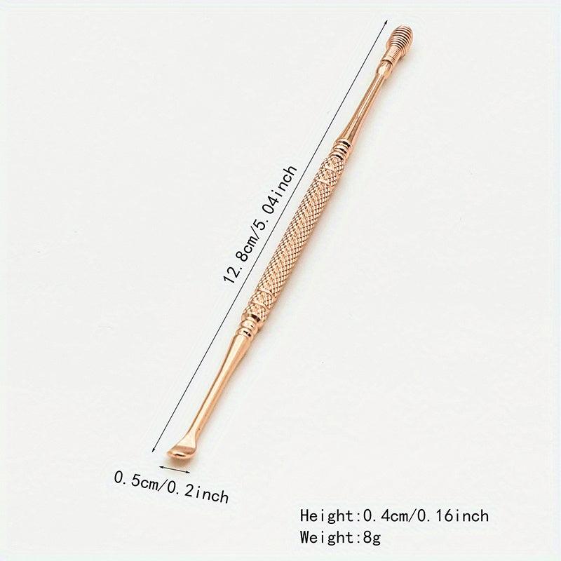 Ear Wax Removal Tool with Stainless Steel Spring Ear Picks & Tweezers
