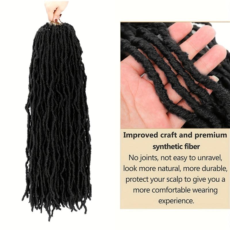 Faux Locs Synthetic Braids Curly Hair 21 Strands Crochet Hair Extensions