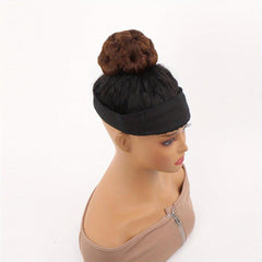 Flower Hair Buns Updo Chignon Clip In Extensions