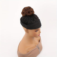 Flower Hair Buns Updo Chignon Clip In Extensions
