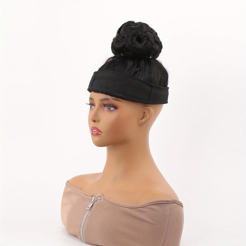 Flower Hair Buns Updo Chignon Clip In Extensions