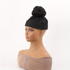 Flower Hair Buns Updo Chignon Clip In Extensions
