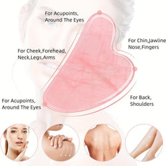 Gua Sha Massage Tool Natural Resin Wax Scrapers For Face Neck Back & Body