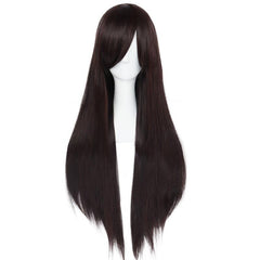 Long Synthetic Wig with Bangs for Costume and Cosplay