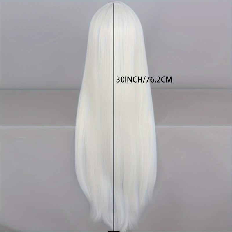 Long Synthetic Wig with Bangs for Costume and Cosplay