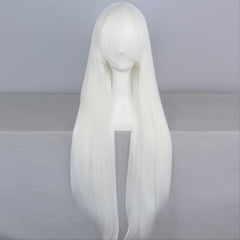 Long Synthetic Wig with Bangs for Costume and Cosplay