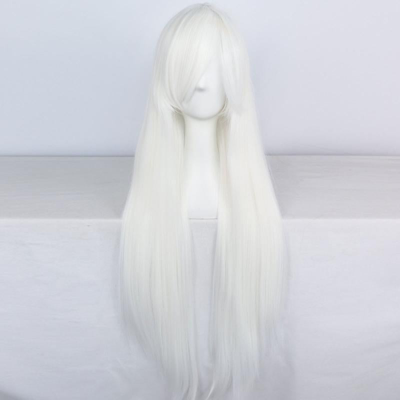Long Synthetic Wig with Bangs for Costume and Cosplay