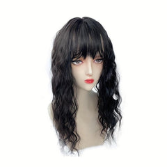 Curly Wavy Synthetic Hairpieces Topper Natural Brown 18 14 Inch