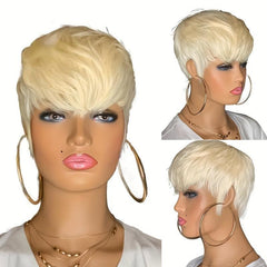 Short Ombre Brown Hair Wig Short Ombre Layered Wig Synthetic Wigs For Women