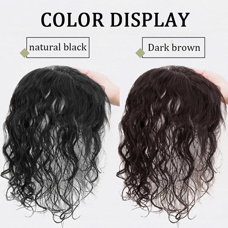 3D Bangs Invisible Seamless Head Hair Water Ripple Hair