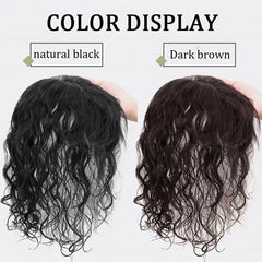 3D Bangs Invisible Seamless Head Hair Water Ripple Hair