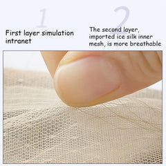 3D Bangs Invisible Seamless Head Hair Water Ripple Hair