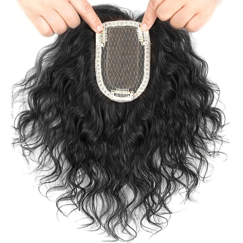 3D Bangs Invisible Seamless Head Hair Water Ripple Hair
