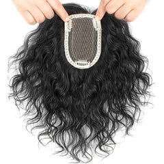 3D Bangs Invisible Seamless Head Hair Water Ripple Hair