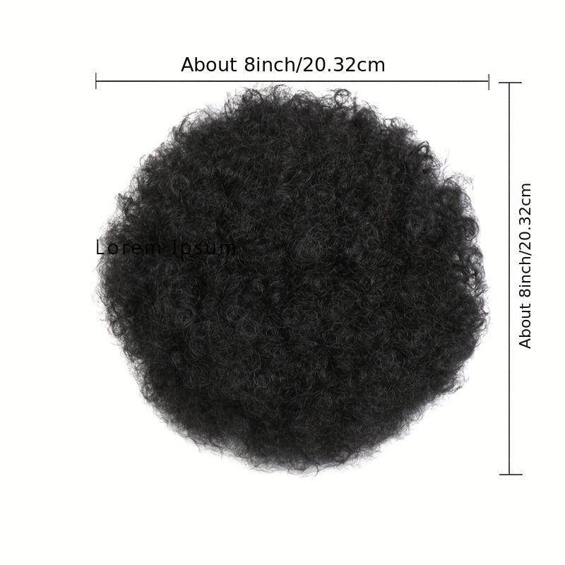 20 32 Cm Afro Puff Hair Bun Kinky Curly Drawstring Ponytail Extensions