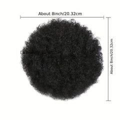 20 32 Cm Afro Puff Hair Bun Kinky Curly Drawstring Ponytail Extensions