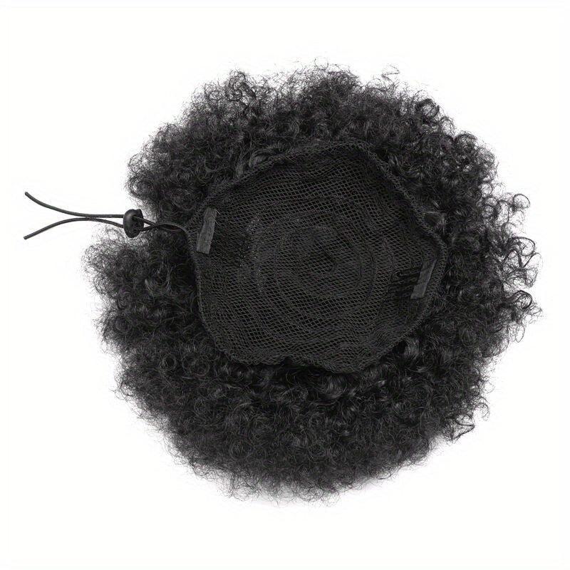 20 32 Cm Afro Puff Hair Bun Kinky Curly Drawstring Ponytail Extensions