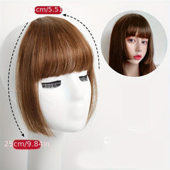 10in Hime Cut Hair Bangs With Sideburns Synthetic Clip In Hair Extensions