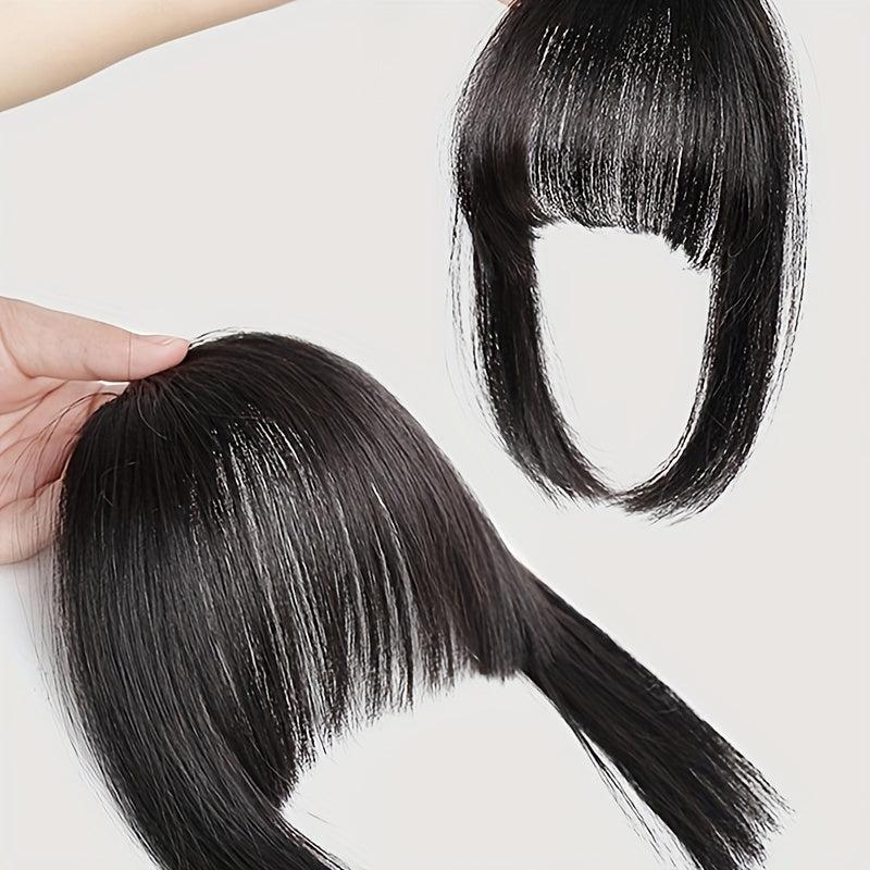 10in Hime Cut Hair Bangs With Sideburns Synthetic Clip In Hair Extensions