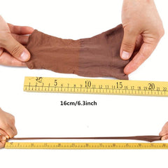 2Pcs Wig Caps Stocking Cap Hairnets Beige For Long Hair Wigs + Stocking Wig Cap