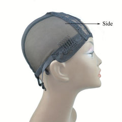 Adjustable Strap 2 Combs Wig Cap for Wigs Medium Size