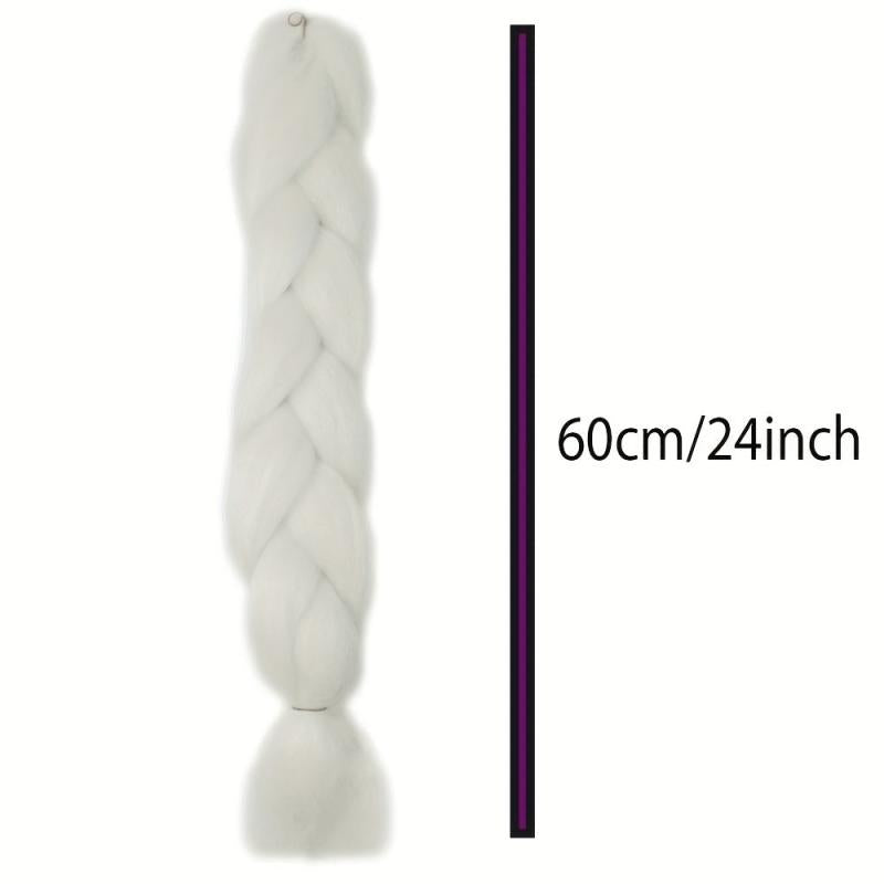 60 96 Cm Luminous Long Synthetic Fiber Braiding Hair Extensions