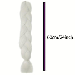 60 96 Cm Luminous Long Synthetic Fiber Braiding Hair Extensions