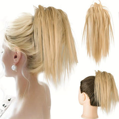 Wavy Curly Messy Bun Claw Clip Hair Chignon Women