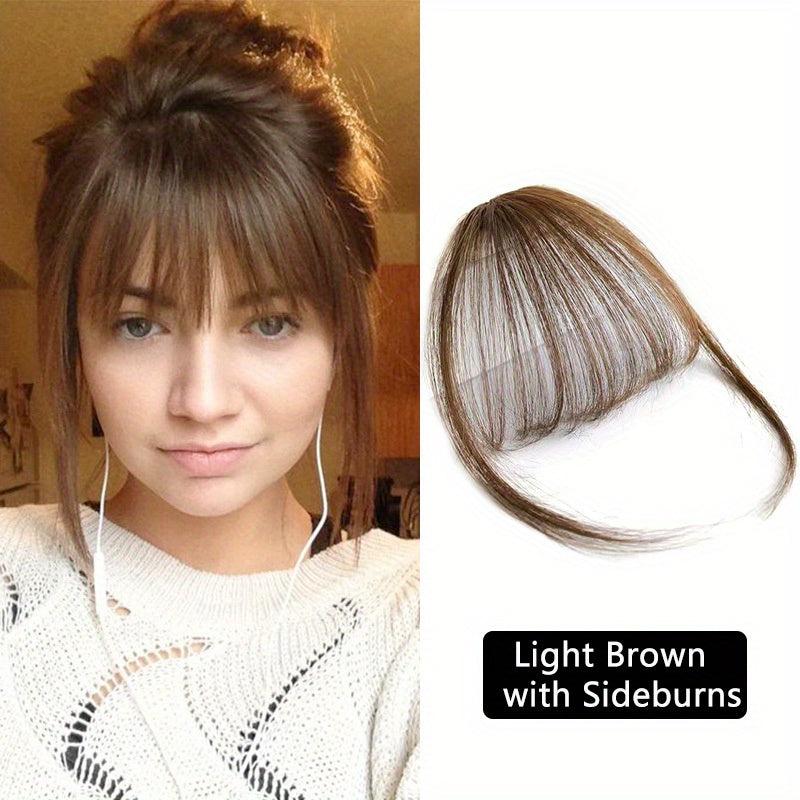 Clip In Hair Bangs Synthetic Hairpieces For Women