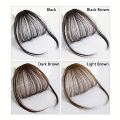 Clip In Hair Bangs Synthetic Hairpieces For Women