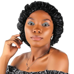 Breathable Double Layer Satin Bonnet for Women
