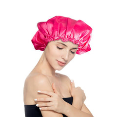 Breathable Double Layer Satin Bonnet for Women